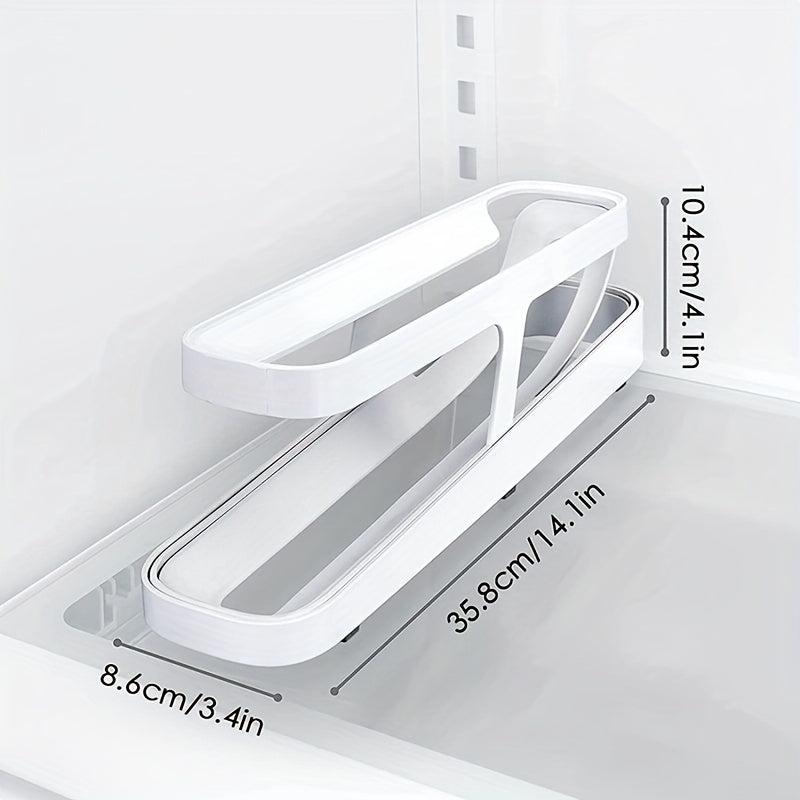 2 Tier Egg Holder For Refrigerator - Space Saving Egg Dispenser