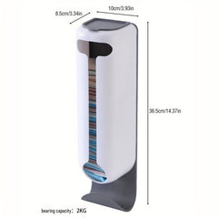 Wall Mounted Bag Storage Box for Kitchen - Grocery Bag Holder