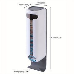Wall Mounted Bag Storage Box for Kitchen - Grocery Bag Holder