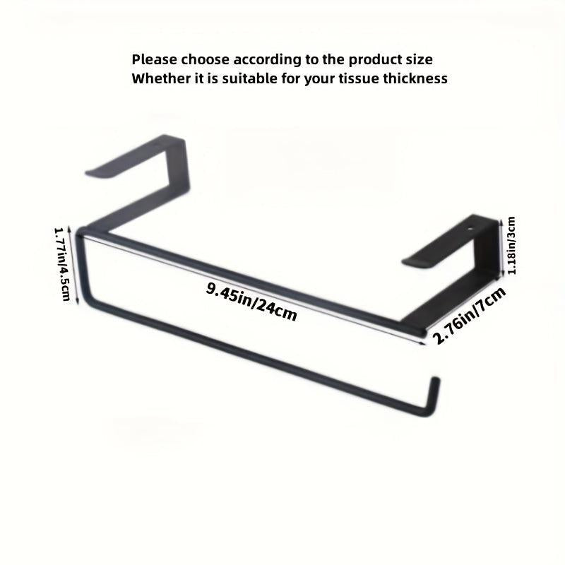 Kitchen Tissue Rack Under Cabinet Metal Storage Wall mounted Paper Towel Holder