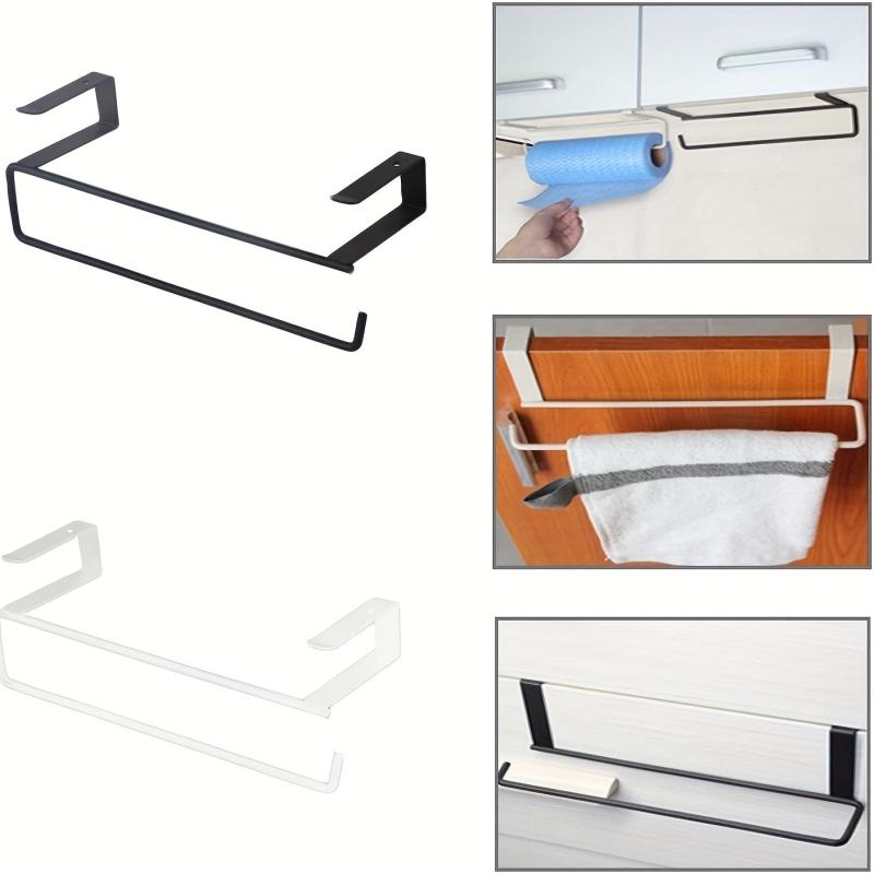 Kitchen Tissue Rack Under Cabinet Metal Storage Wall mounted Paper Towel Holder