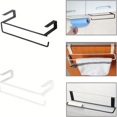 Kitchen Tissue Rack Under Cabinet Metal Storage Wall mounted Paper Towel Holder