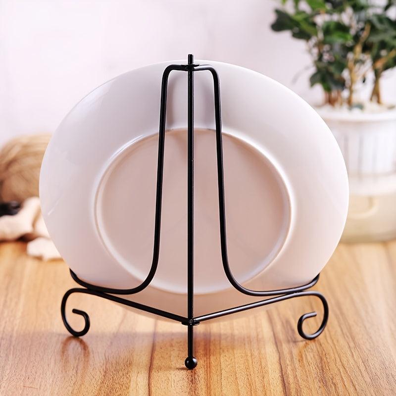 10 Iron Bracket Display Stand For Bowls Plates Desktop Storage Holder