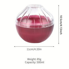 Onion Shaped Red Crisper Storage Container