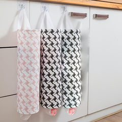 Wall-mounted Plastic Bag Holder Grocery Storage Organizer