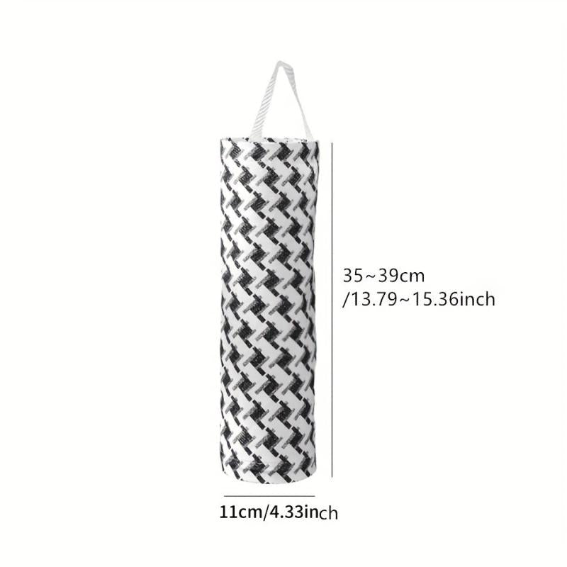 Wall-mounted Plastic Bag Holder Grocery Storage Organizer