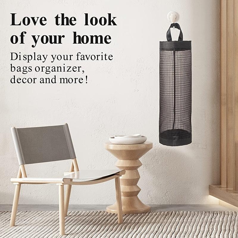 Stylish Plastic Bag Holder for Organizing Grocery Bags