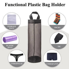 Stylish Plastic Bag Holder for Organizing Grocery Bags