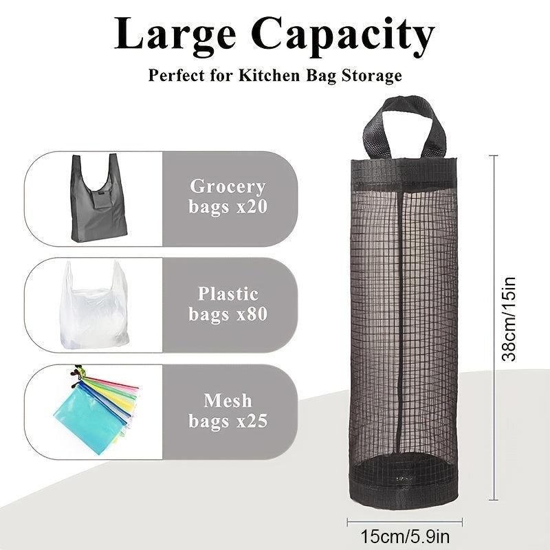 Stylish Plastic Bag Holder for Organizing Grocery Bags
