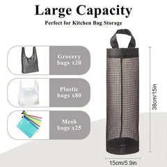 Stylish Plastic Bag Holder for Organizing Grocery Bags