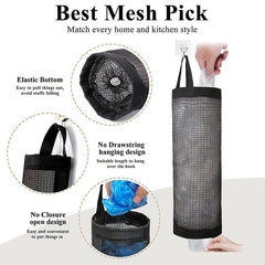 Stylish Plastic Bag Holder for Organizing Grocery Bags