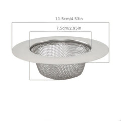 Stainless Steel Shower Floor Drain Strainer Filters Debris for Cleaner Water