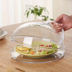 Clear Microwave Splatter Cover Transparent Cooker Lid with Steam Vent