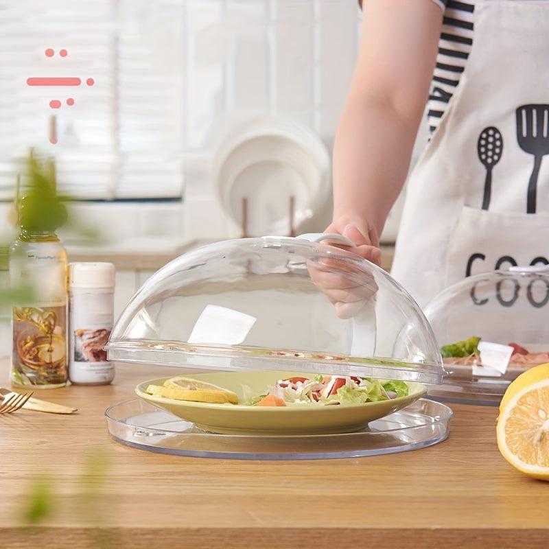 Clear Microwave Splatter Cover Transparent Cooker Lid with Steam Vent