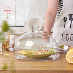 Clear Microwave Splatter Cover Transparent Cooker Lid with Steam Vent