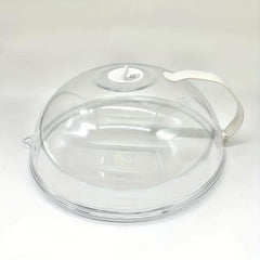 Clear Microwave Splatter Cover Transparent Cooker Lid with Steam Vent