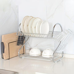 Foldable Dish Storage And Draining Rack Multifunctional Household Large Capacity