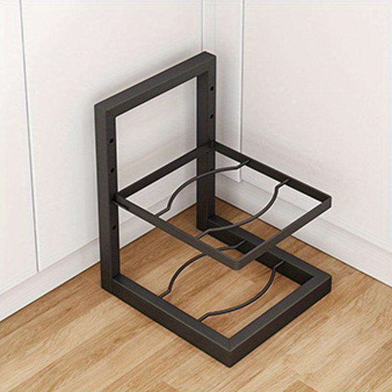 Adjustable Pot and Pan Organizer Rack for Cabinet and Sink