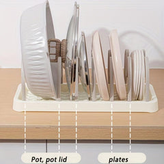 Pot And Pan Organizer For Kitchen Cabinet Cookware Holder