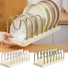 Pot And Pan Organizer For Kitchen Cabinet Cookware Holder