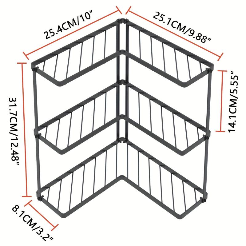 1pc Kitchen Condiment Rack Salt Sauce Vinegar Storage Box