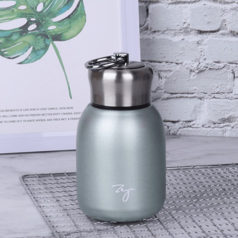 300ML Mini Coffee Vacuum Flask Stainless Steel Portable Water Bottle