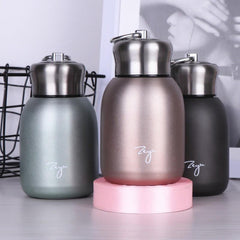 300ML Mini Coffee Vacuum Flask Stainless Steel Portable Water Bottle