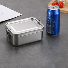 1pc Stainless Steel Lunch Box Food Seal Storage Container