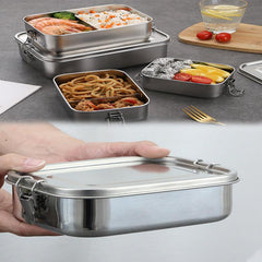 1pc Stainless Steel Lunch Box Food Seal Storage Container