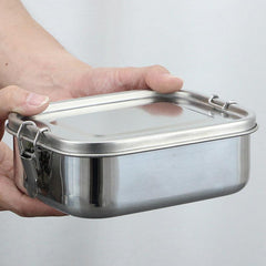 1pc Stainless Steel Lunch Box Food Seal Storage Container