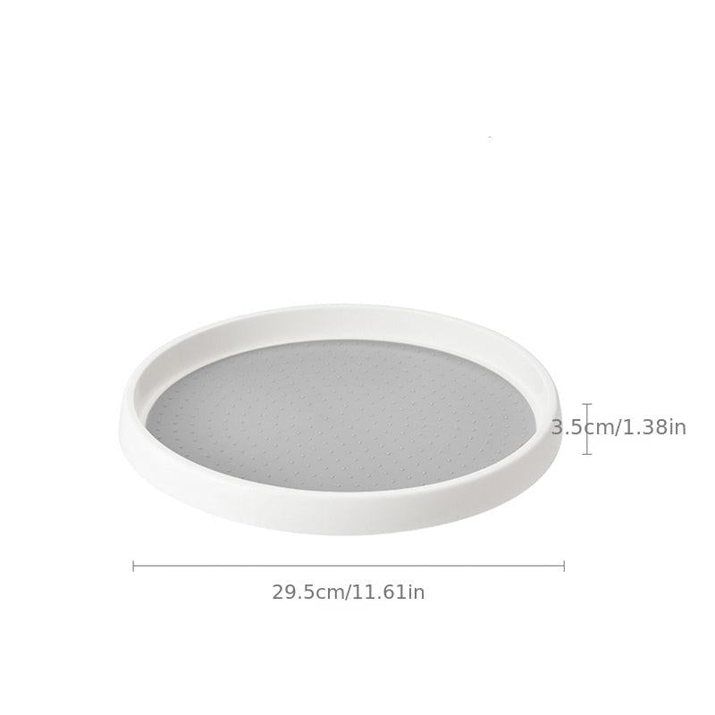 Double Layer Turntable Rack Seasoning Rack Kitchen Storage Box