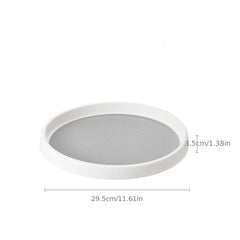 Double Layer Turntable Rack Seasoning Rack Kitchen Storage Box