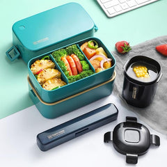 Japanese Leak-proof Lunch Box 0.85L+1.5L Capacity