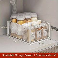 Kitchen Cabinet Organizer & Stackable Shelves for Maximum Storage