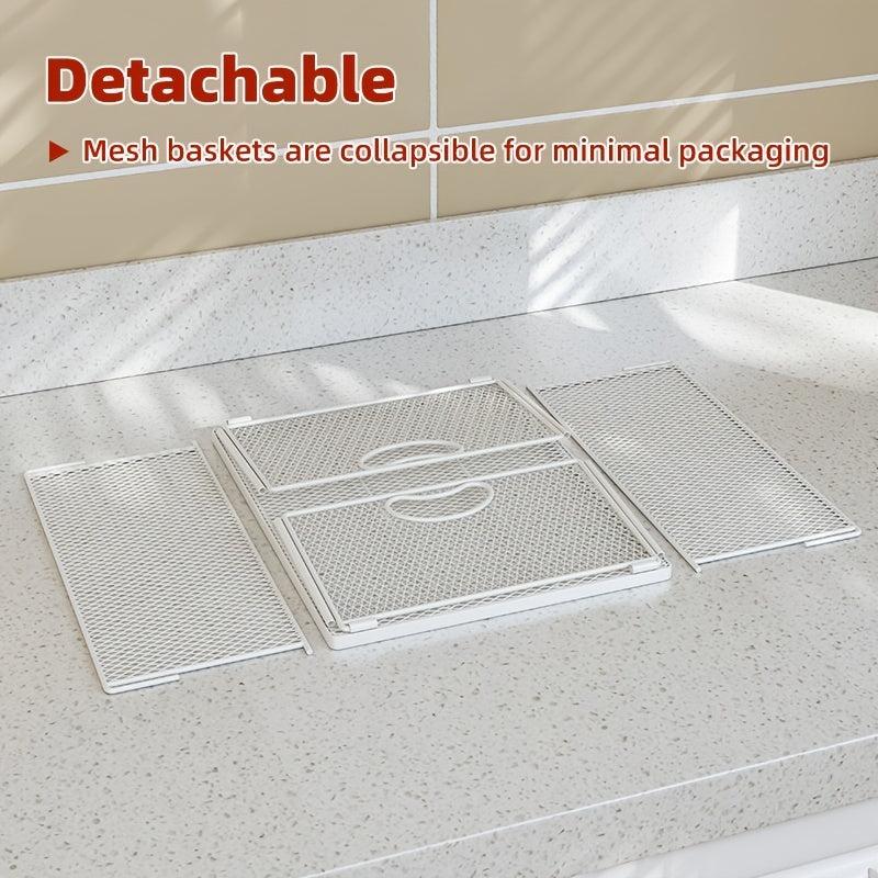 Kitchen Cabinet Organizer & Stackable Shelves for Maximum Storage