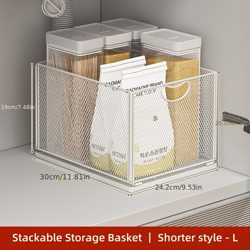 Kitchen Cabinet Organizer & Stackable Shelves for Maximum Storage