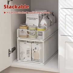 Kitchen Cabinet Organizer & Stackable Shelves for Maximum Storage