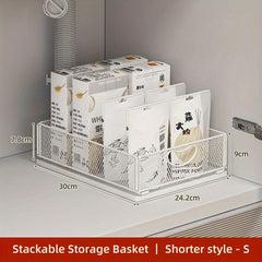 Kitchen Cabinet Organizer & Stackable Shelves for Maximum Storage
