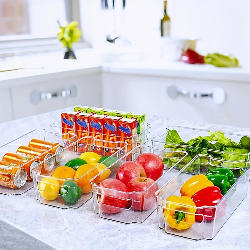1PC Refrigerator Organizer Bins for Fridge Freezer Kitchen Cabinet Pantry