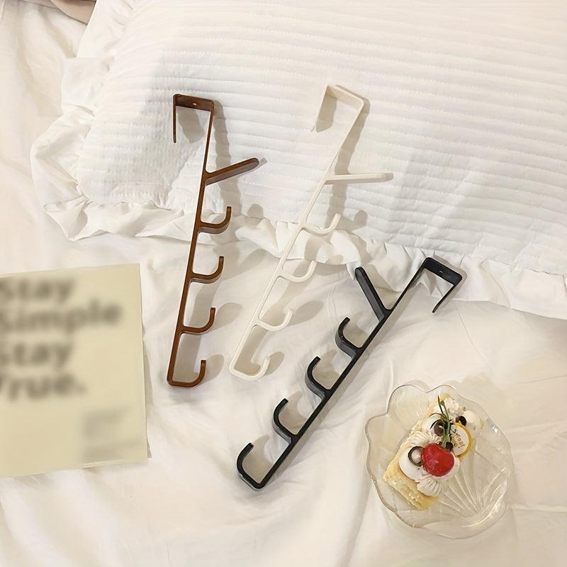 1pc Punching Door Hook Kitchen Towel Hook For Bathroom Wardrobe