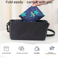 2pcs Foldable Shopping Bags Environmental Protection Portable Handbags
