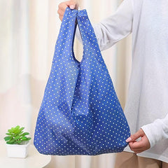2pcs Foldable Shopping Bags Environmental Protection Portable Handbags
