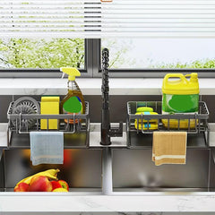 Kitchen Sink Caddy Hanging Faucet Drain Rack Organizer