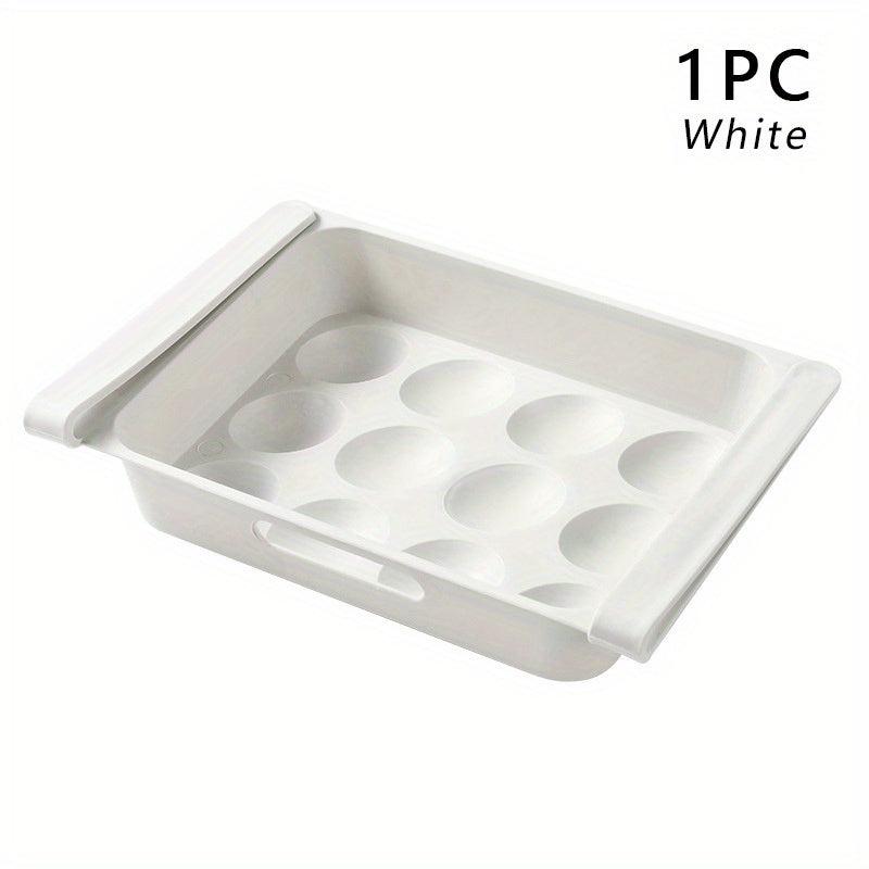 12 Grid Refrigerator Egg Storage Box Leak Proof Plastic Reusable