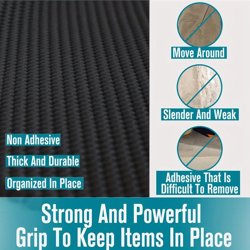 Non Adhesive Shelf Liner for Kitchen Cabinets Desks Storage
