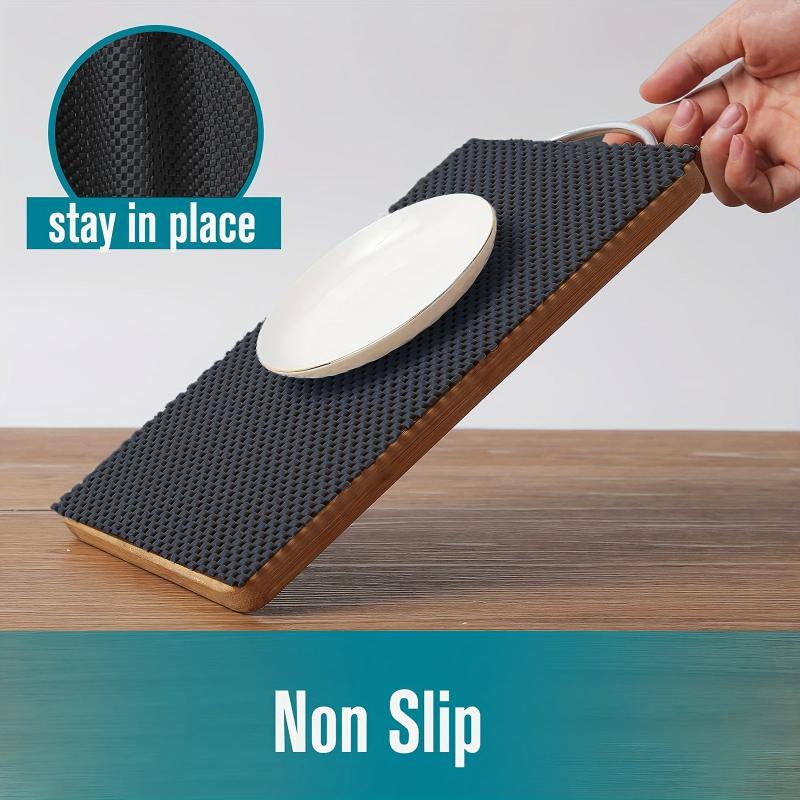 Non Adhesive Shelf Liner for Kitchen Cabinets Desks Storage