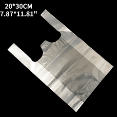 100Pcs Transparent Disposable Packaging Bags Stretchable Plastic