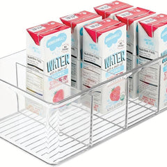 2pcs Partition Box Storage Container Kitchen Pantry Snack Organizer