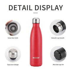 17oz Double Layer Stainless Steel Vacuum Water Bottle BPA Leak Proof