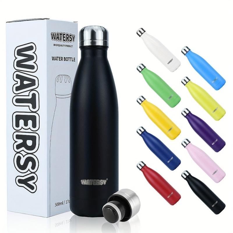 17oz Double Layer Stainless Steel Vacuum Water Bottle BPA Leak Proof